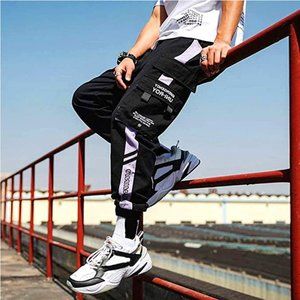 Streetwear Hip Hop Pants Cargo Pants Joggers for Men Couple Women's Sports Casua